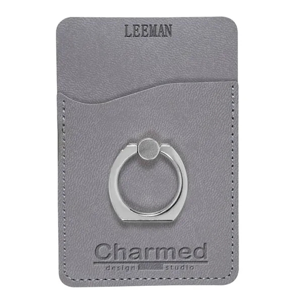 Leeman Tuscany Card Holder with Metal Ring Phone Stand - Leeman Tuscany Card Holder with Metal Ring Phone Stand - Image 0 of 31