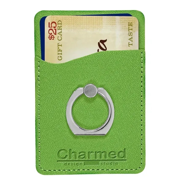 Leeman Tuscany Card Holder with Metal Ring Phone Stand - Leeman Tuscany Card Holder with Metal Ring Phone Stand - Image 13 of 31