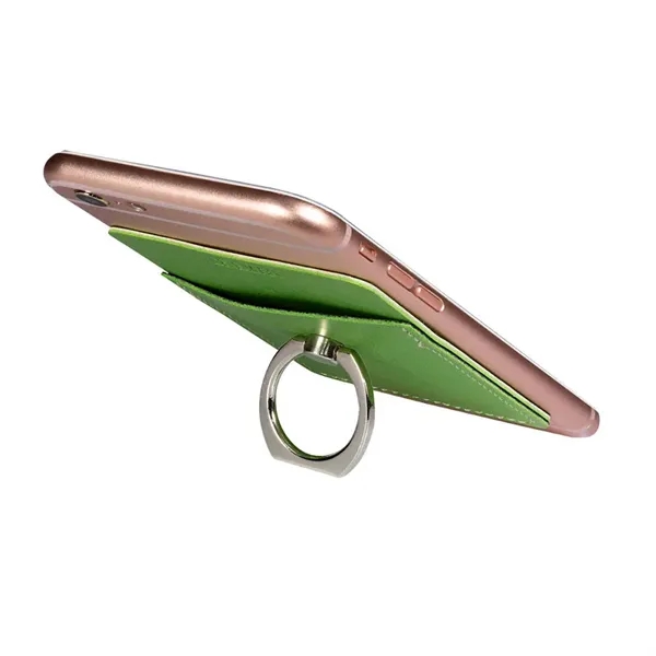 Leeman Tuscany Card Holder with Metal Ring Phone Stand - Leeman Tuscany Card Holder with Metal Ring Phone Stand - Image 16 of 31