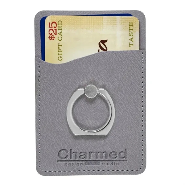 Leeman Tuscany Card Holder with Metal Ring Phone Stand - Leeman Tuscany Card Holder with Metal Ring Phone Stand - Image 21 of 31