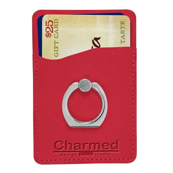 Leeman Tuscany Card Holder with Metal Ring Phone Stand - Leeman Tuscany Card Holder with Metal Ring Phone Stand - Image 26 of 31