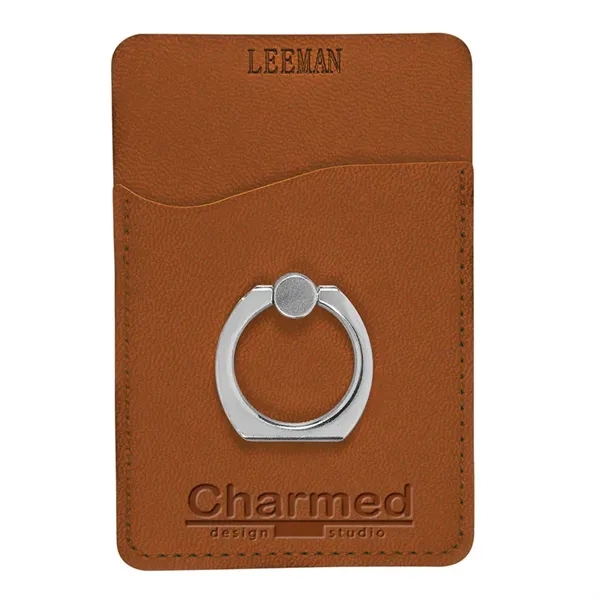 Leeman Tuscany Card Holder with Metal Ring Phone Stand - Leeman Tuscany Card Holder with Metal Ring Phone Stand - Image 30 of 31