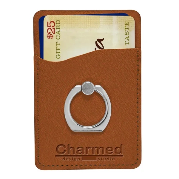 Leeman Tuscany Card Holder with Metal Ring Phone Stand - Leeman Tuscany Card Holder with Metal Ring Phone Stand - Image 31 of 31