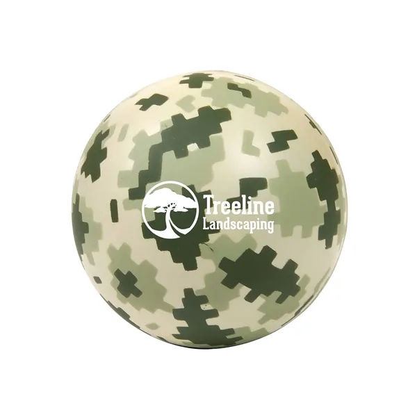 Digi Camo Round Stress Ball - Digi Camo Round Stress Ball - Image 0 of 1