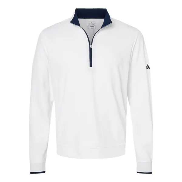 Adidas Men's Performance Lightweight Quarter-Zip Pullover - Adidas Men's Performance Lightweight Quarter-Zip Pullover - Image 7 of 8