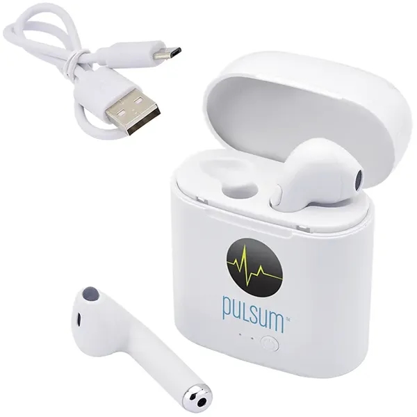 Atune Bluetooth® Earbuds with Charger Case - Atune Bluetooth® Earbuds with Charger Case - Image 5 of 11
