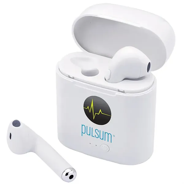 Atune Bluetooth® Earbuds with Charger Case - Atune Bluetooth® Earbuds with Charger Case - Image 0 of 11