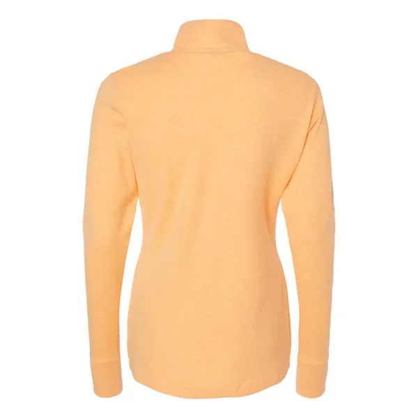 Adidas Women's 3-Stripes Quarter-Zip Sweater Pullover - Adidas Women's 3-Stripes Quarter-Zip Sweater Pullover - Image 2 of 12