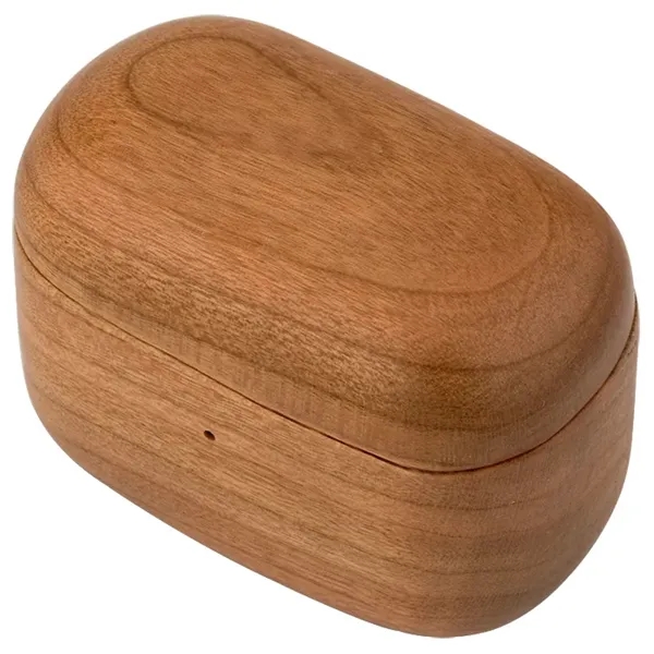Cherry Wood TWS Wireless Earbuds and Charger Case - Cherry Wood TWS Wireless Earbuds and Charger Case - Image 2 of 19