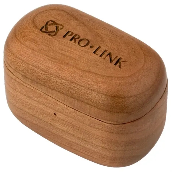 Cherry Wood TWS Wireless Earbuds and Charger Case - Cherry Wood TWS Wireless Earbuds and Charger Case - Image 13 of 19