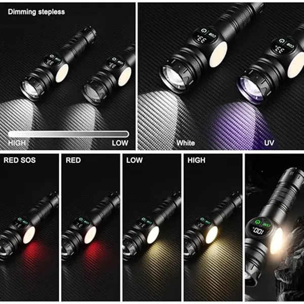 Multifunctional Digital Display Flashlight Magnetic Suction - Multifunctional Digital Display Flashlight Magnetic Suction - Image 1 of 10