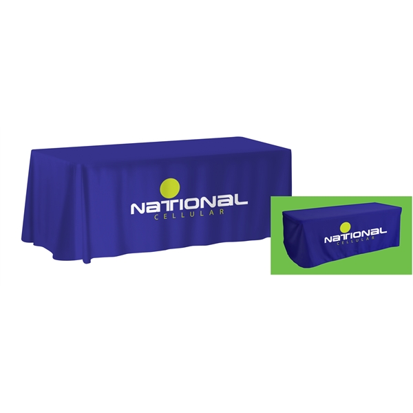 8 to 6 fitted Convertible Non-Fitted Table Cover FRONT PRT - 8 to 6 fitted Convertible Non-Fitted Table Cover FRONT PRT - Image 12 of 16