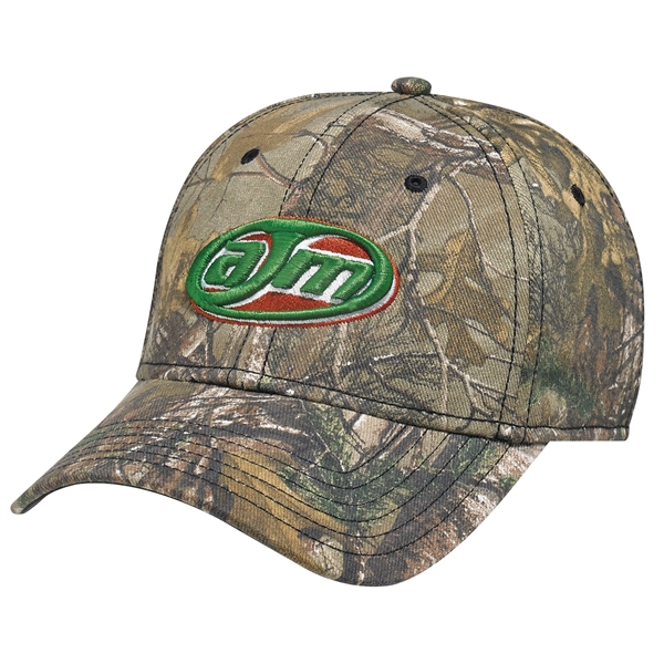 Six Panel Realtree Cotton Drill & Spandex Cap - Six Panel Realtree Cotton Drill & Spandex Cap - Image 0 of 9