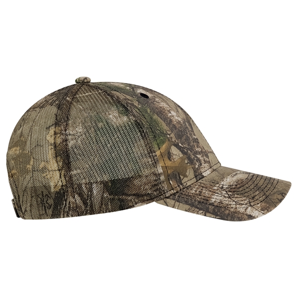 Brushed Polycotton /  Realtree XTRA Mesh Hunting Cap - Brushed Polycotton /  Realtree XTRA Mesh Hunting Cap - Image 3 of 7