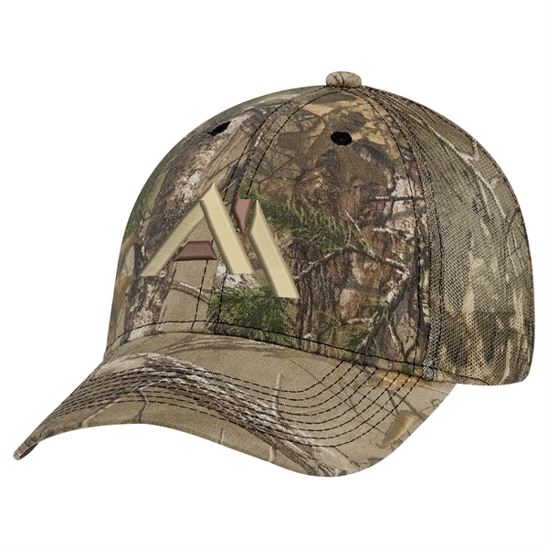 Brushed Polycotton /  Realtree XTRA Mesh Hunting Cap - Brushed Polycotton /  Realtree XTRA Mesh Hunting Cap - Image 0 of 7