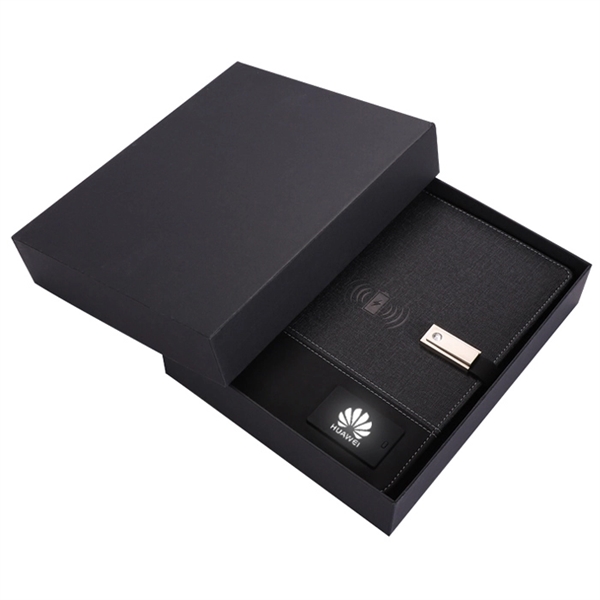 Tech Notebook with USB Drive & Wireless Battery Charger - Tech Notebook with USB Drive & Wireless Battery Charger - Image 2 of 6