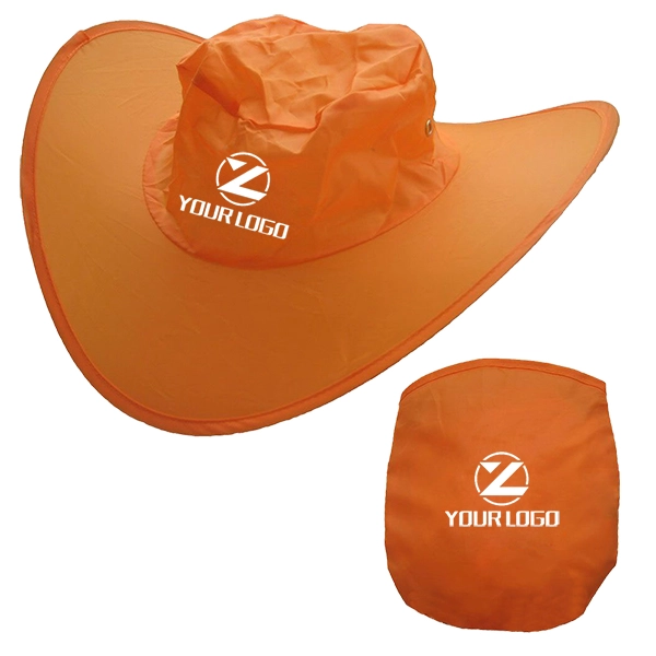 Foldable Cowboy Hat w/ Pouch - Foldable Cowboy Hat w/ Pouch - Image 0 of 0