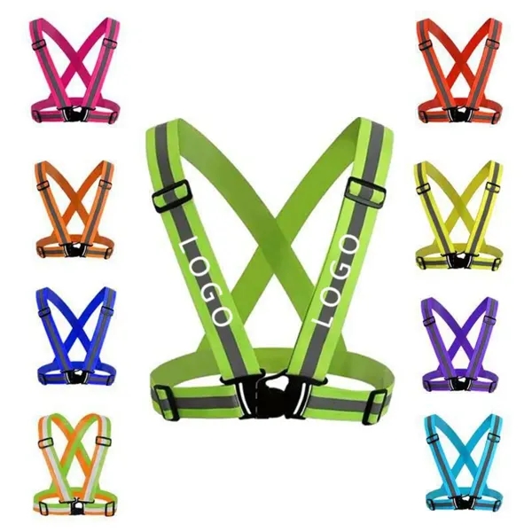 Reflective vest elastic straps - Reflective vest elastic straps - Image 0 of 9