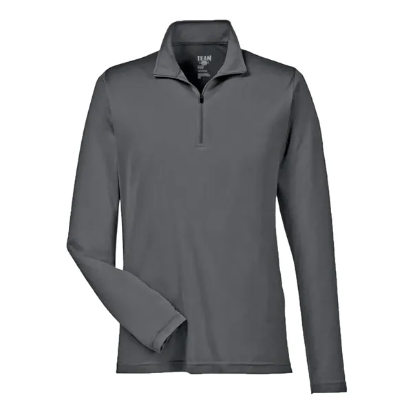 Team 365 Men's Zone Performance Quarter-Zip Pullover - Team 365 Men's Zone Performance Quarter-Zip Pullover - Image 5 of 12
