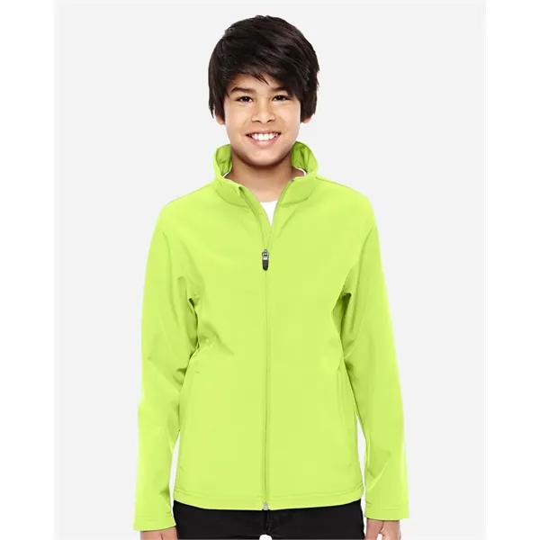 Team 365 Youth Leader Soft Shell Jacket - Team 365 Youth Leader Soft Shell Jacket - Image 0 of 16