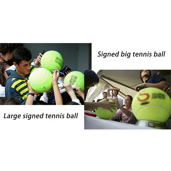 9.5" Signature inflatable big tennis ball - 9.5" Signature inflatable big tennis ball - Image 4 of 4