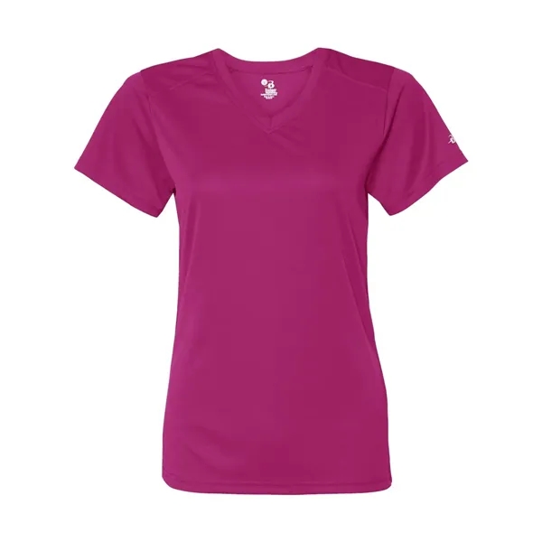 Badger Women's B-Core V-Neck T-Shirt - Badger Women's B-Core V-Neck T-Shirt - Image 28 of 60