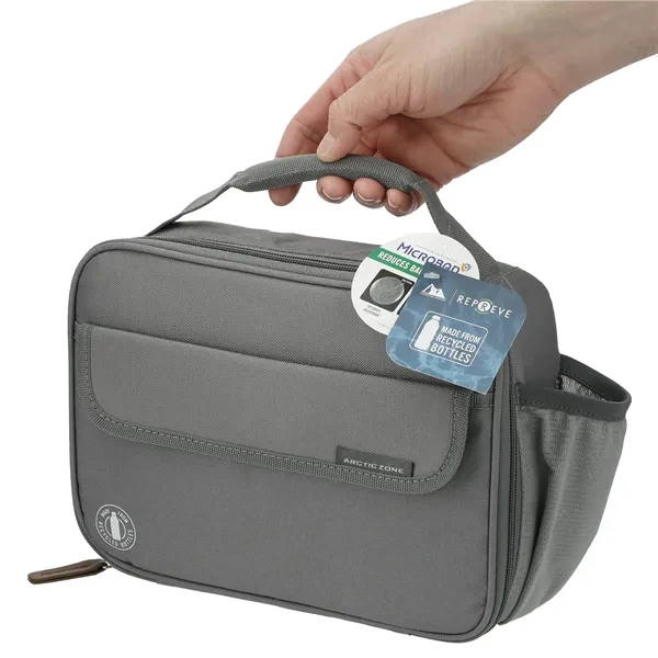 Arctic Zone® Repreve® Recycled 6 Can Lunch Cooler - Arctic Zone® Repreve® Recycled 6 Can Lunch Cooler - Image 6 of 9