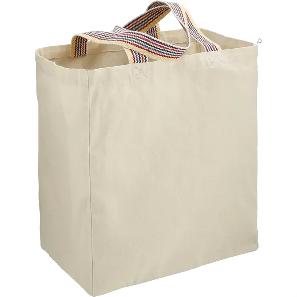 Rainbow Recycled 6oz Cotton Grocery Tote - Rainbow Recycled 6oz Cotton Grocery Tote - Image 3 of 3