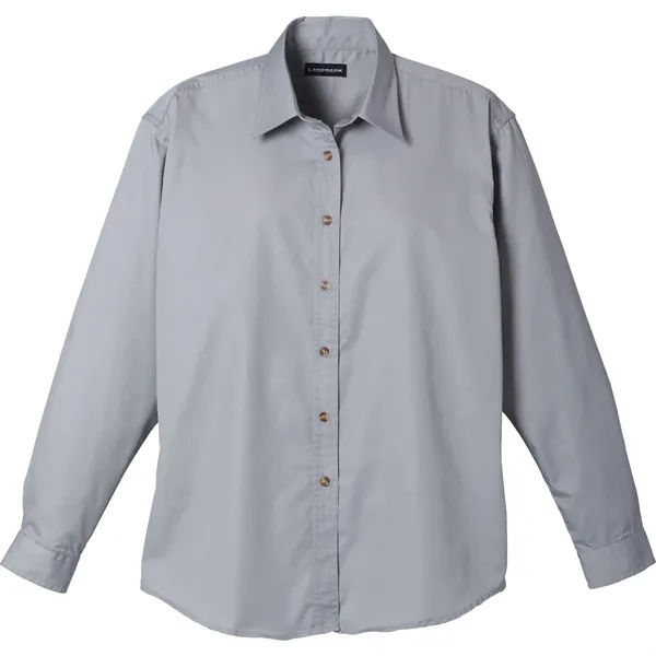 Women's LONG SLEEVE DRESS SHIRT - Women's LONG SLEEVE DRESS SHIRT - Image 5 of 29