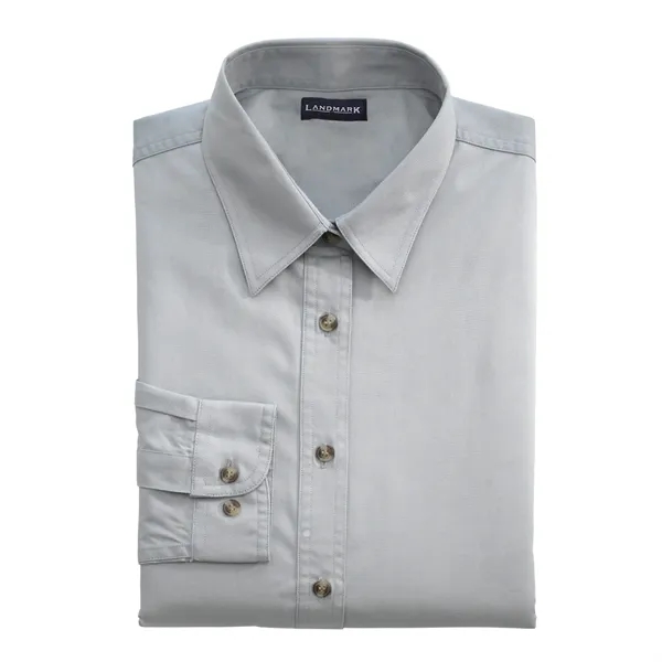 Women's LONG SLEEVE DRESS SHIRT - Women's LONG SLEEVE DRESS SHIRT - Image 6 of 29