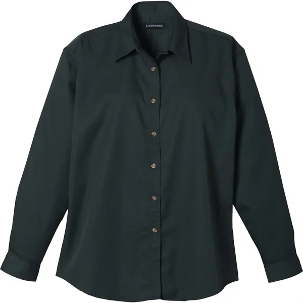 Women's LONG SLEEVE DRESS SHIRT - Women's LONG SLEEVE DRESS SHIRT - Image 7 of 29