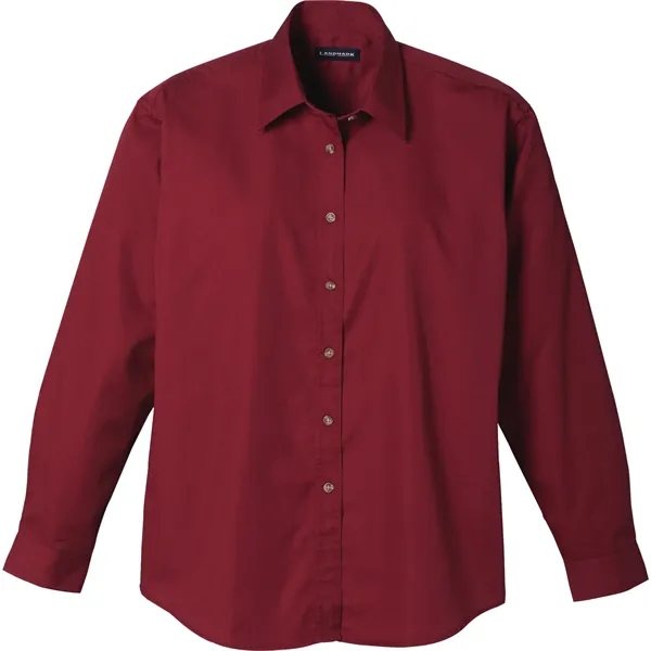 Women's LONG SLEEVE DRESS SHIRT - Women's LONG SLEEVE DRESS SHIRT - Image 9 of 29