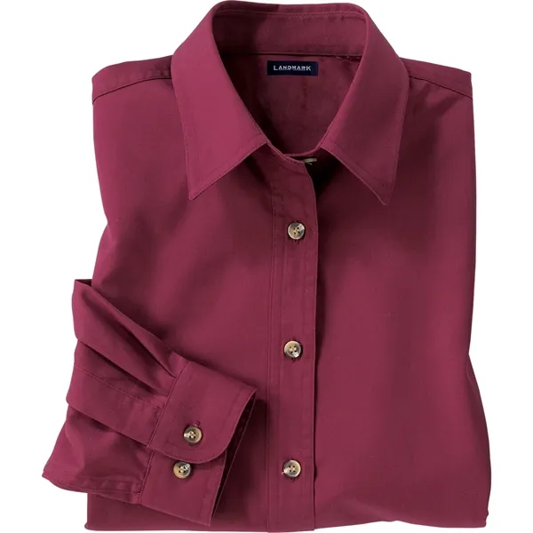 Women's LONG SLEEVE DRESS SHIRT - Women's LONG SLEEVE DRESS SHIRT - Image 10 of 29