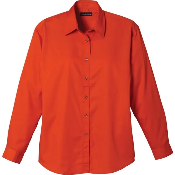 Women's LONG SLEEVE DRESS SHIRT - Women's LONG SLEEVE DRESS SHIRT - Image 11 of 29