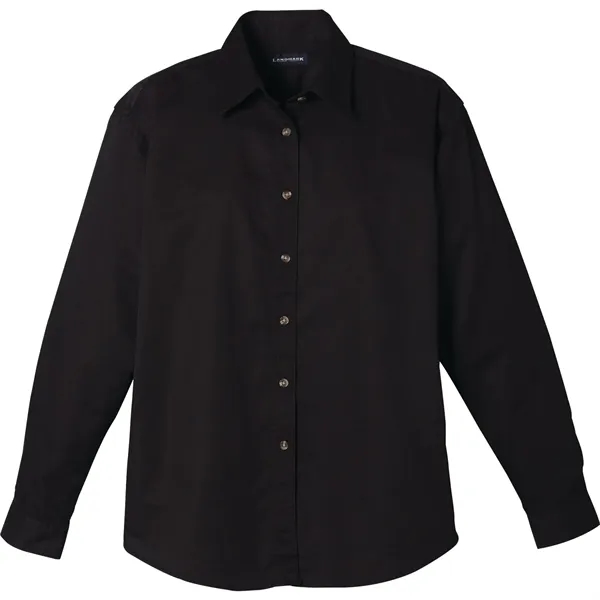 Women's LONG SLEEVE DRESS SHIRT - Women's LONG SLEEVE DRESS SHIRT - Image 16 of 29