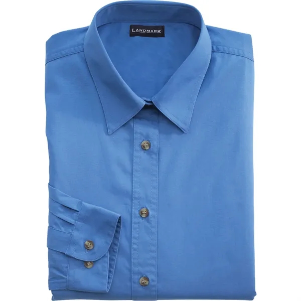 Women's LONG SLEEVE DRESS SHIRT - Women's LONG SLEEVE DRESS SHIRT - Image 19 of 29