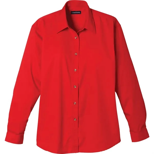 Women's LONG SLEEVE DRESS SHIRT - Women's LONG SLEEVE DRESS SHIRT - Image 20 of 29