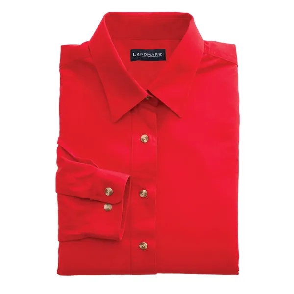 Women's LONG SLEEVE DRESS SHIRT - Women's LONG SLEEVE DRESS SHIRT - Image 21 of 29