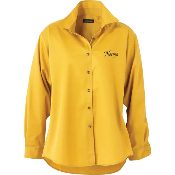 Women's LONG SLEEVE DRESS SHIRT - Women's LONG SLEEVE DRESS SHIRT - Image 25 of 29
