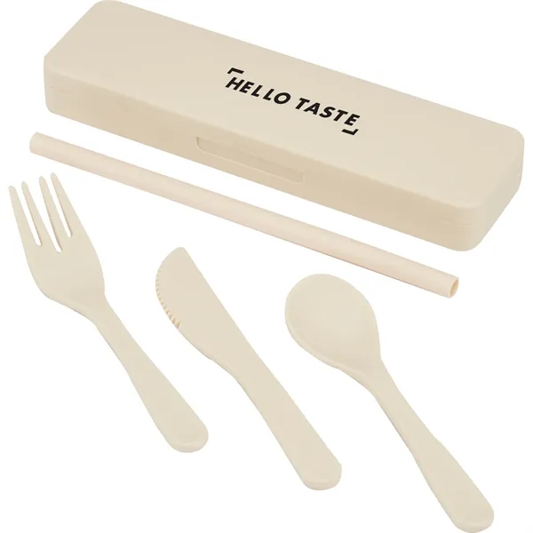 Recycled Plastic Utensil To Go Set - Recycled Plastic Utensil To Go Set - Image 10 of 15