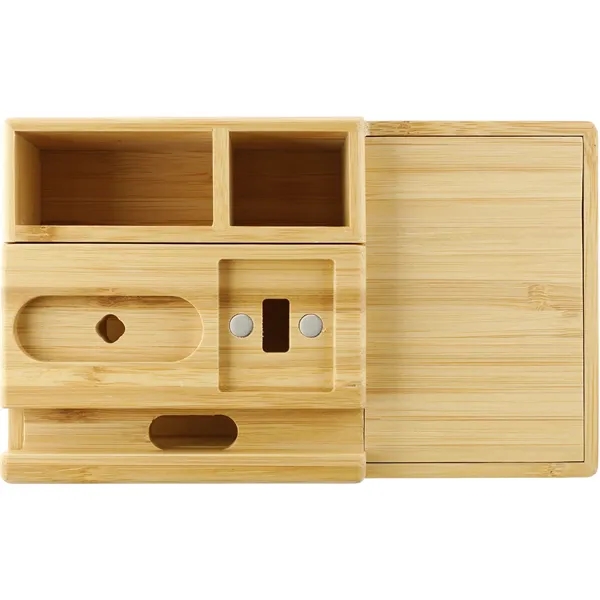 Bamboo Fast Wirelsss Charging Dock Station - Bamboo Fast Wirelsss Charging Dock Station - Image 1 of 13