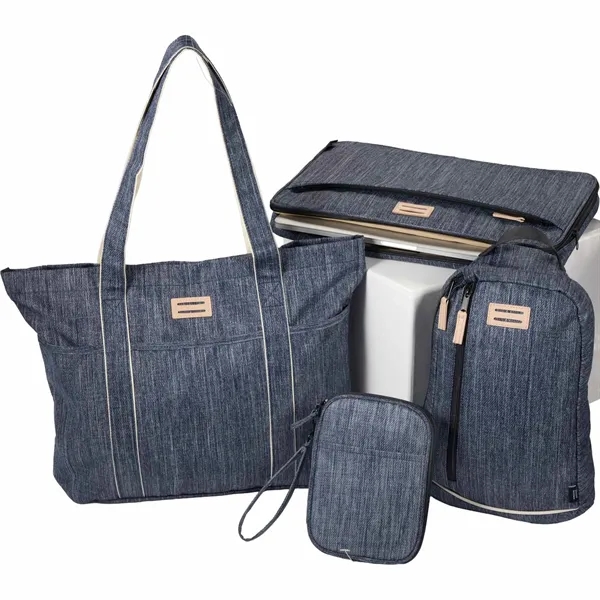 The Goods Navy Heather Carry All Tote - The Goods Navy Heather Carry All Tote - Image 2 of 6