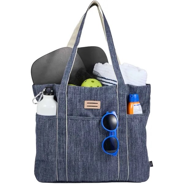 The Goods Navy Heather Carry All Tote - The Goods Navy Heather Carry All Tote - Image 1 of 6