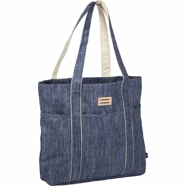 The Goods Navy Heather Carry All Tote - The Goods Navy Heather Carry All Tote - Image 6 of 6