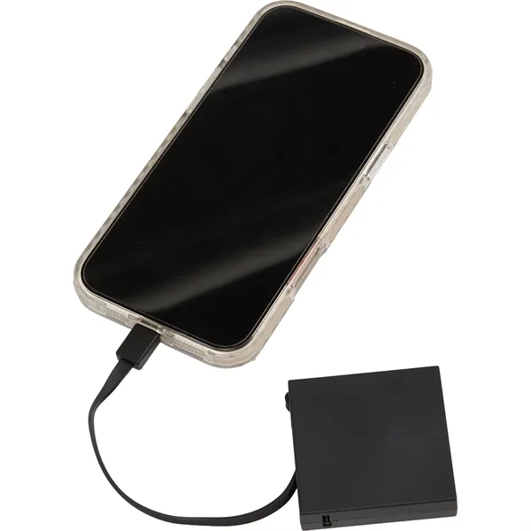 Recycled ABS 2000 mAh Power Bank with Type-C Cable - Recycled ABS 2000 mAh Power Bank with Type-C Cable - Image 2 of 16