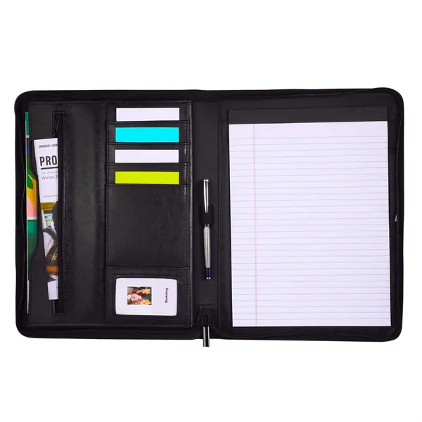 FSC® Mix Renaissance Zippered Padfolio - FSC® Mix Renaissance Zippered Padfolio - Image 2 of 2