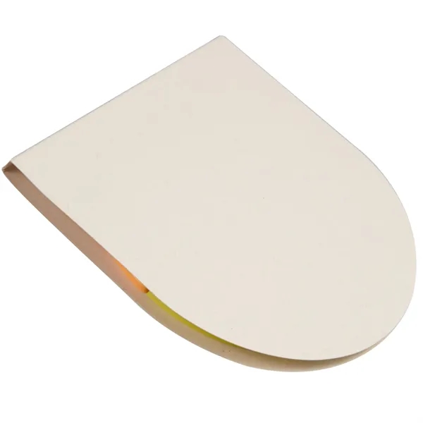 Recycled Milk Carton Round Sticky Notes Pad - Recycled Milk Carton Round Sticky Notes Pad - Image 4 of 5