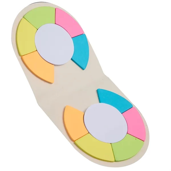 Recycled Milk Carton Round Sticky Notes Pad - Recycled Milk Carton Round Sticky Notes Pad - Image 5 of 5