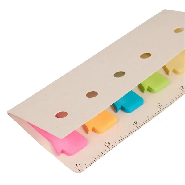 Recycled Milk Carton Sticky Notes & Ruler Pad - Recycled Milk Carton Sticky Notes & Ruler Pad - Image 4 of 6