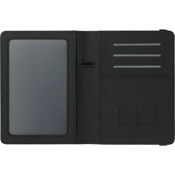 Deluxe Recycled Passport Wallet - Deluxe Recycled Passport Wallet - Image 2 of 7
